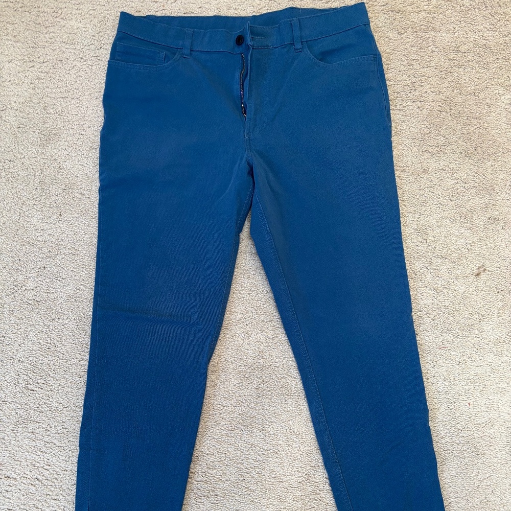 Kenneth Cole Reaction 5 Pocket Pants 36x34 Slim Fit Indigo